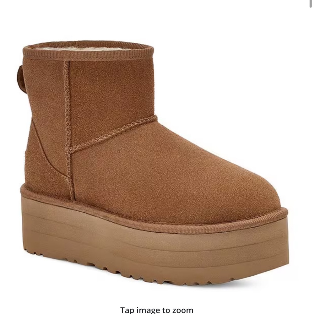 UGG Women's Chestnut Platform Ankle Boots